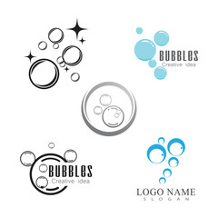 Obraz premium Natural realistic bubble illustration vector design