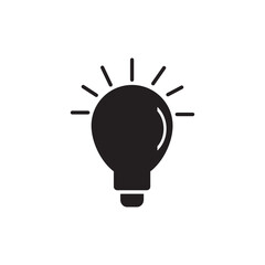 lamp icon logo vector design