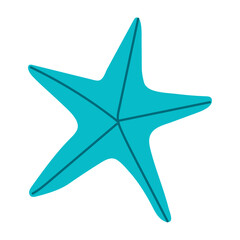 blue starfish design
