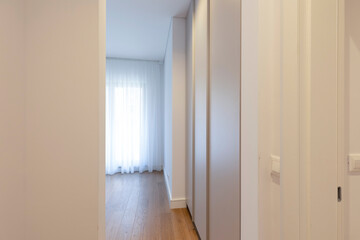 Empty new apartment interior, corridor