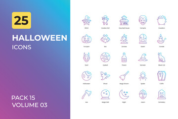Halloween icons collection. Set contains such Icons as gosh, Halloween house, and more
