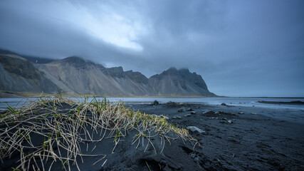 Vestrahorn is the most famous black sand beach in Iceland