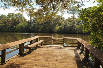 Dock at Oscar Scherer State Park, Florida