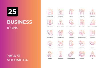 Business icons collection. Set contains such Icons as business man, teamwork, office, finance, and more