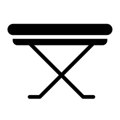 iron table glyph icon