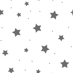 Obraz premium Stars seamless pattern. Background texture of starry design.