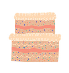 colored birthday cake