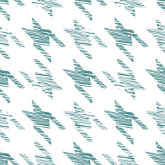 Abstract tweed check plaid seamless pattern. Grunge houndstooth endless wallpaper. Simple geometric tartan print.