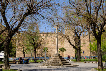 plaza de la Porta del Camp, Palma, Mallorca, balearic islands, spain, europe
