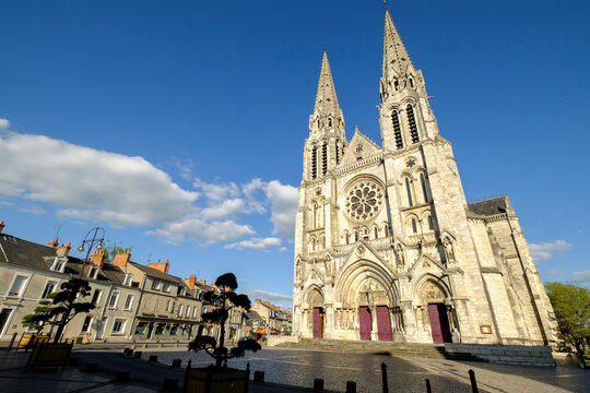 Iglesia de Saint Andr&eacute;, neogotico, siglo XIX, Chateauroux , France,Western Europe