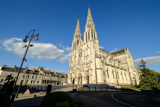 Iglesia de Saint Andr&eacute;, neogotico, siglo XIX, Chateauroux , France,Western Europe