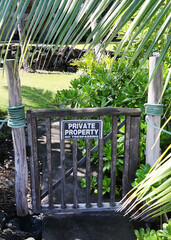 private property entrance