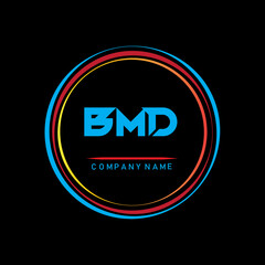 BMD letter logo design for company ,B M D creative vector design ,B M D  luxurious logo ,BMD letter logo design