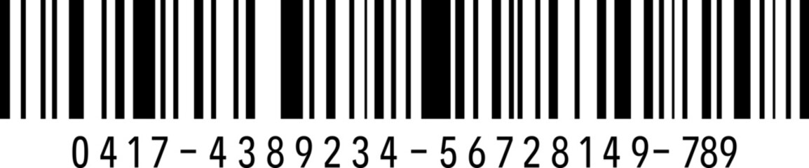 Product barcode and qr code clip art