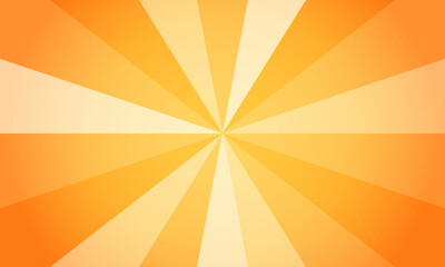 黄色がメインの放射状の背景素材