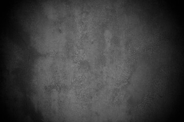 Old wall texture cement dark black gray  background abstract grey color design are light with white gradient background.