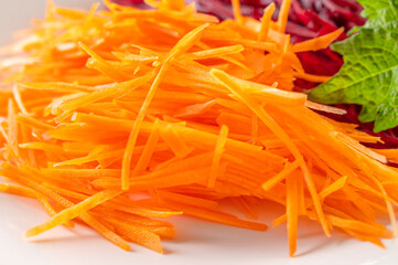 ニンジンの千切り