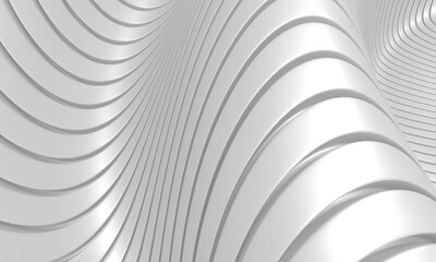 Naklejka premium Wave curved abstract background surface