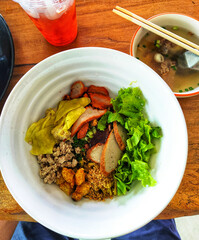 noodles with soup  Thai style