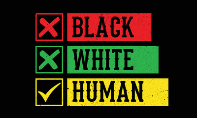 Fototapeta premium Black History Month T-shirt Design