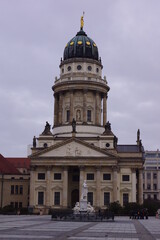 Fototapeta na wymiar Berlin, Germany: the Neue Kirche (New Church) or Deutscher Dom in Gendarmenmarkt