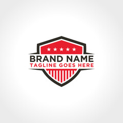 Security guard logo design vector. Security protection shield symbol . Secure shield icon vector