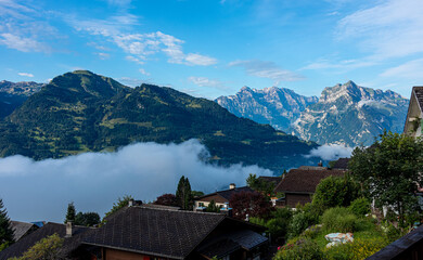 Fototapeta Amden, Szwajcaria, Alpy, Góry, turystyka, krajobraz, charakter, lato, góra, podróż, Wakacje, super obraz