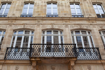 Architecture of a French stone building - 521280869