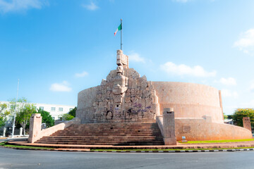 Merida Yucatan Mexico-Monumento a la Patria en Paseo de Montejo