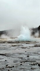 geyser in park national park