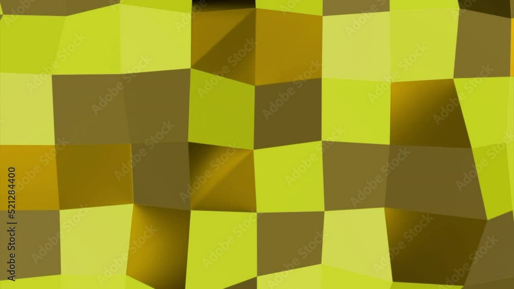 Poster wavy background of squares with shimmering colors. design. background of colored squares with 3d wav