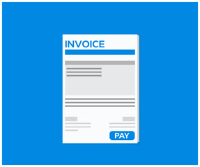 Business invoice form,  Invoicing quotes, money bills or price invoices logo design. Payment agreement, Tax form, bill graphic or payment receipt vector design and illustration.
