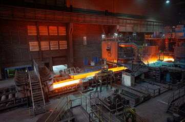 Fototapeta na wymiar Metallurgical factory