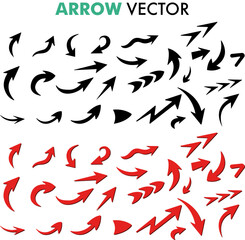 Doddle arrow set, collection arrows, vector set
