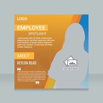 Employee Spotlight Banner Post Design