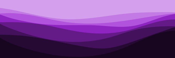 wave pattern landscape gradient color flat design vector illustration good for wallpaper, background, backdrop, banner, web, card, business and template