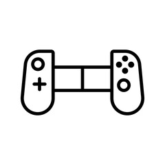 Game icon. playstation sign. gameplay symbol. vector illustration