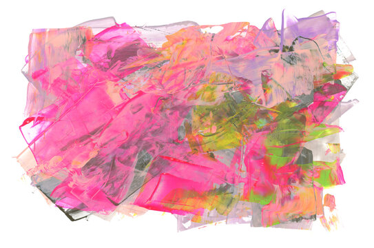 Art Watercolor and Acrylic smear brushstroke blot. Abstract texture color stain painting background.