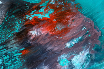 Abstract art background. Hand drawn gouache painting. Color texture.
