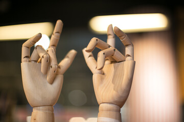 wooden elements for interior design.