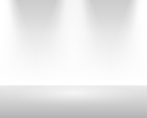 grey gradient abstract. panoramic background or studio with blank space. Vector