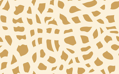 Abstract modern giraffe seamless pattern. Animals trendy background. Colorful decorative vector stock illustration for print, card, postcard, fabric, textile. Modern ornament of stylized skin