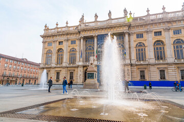 Piazza Castello is a city square in Turin, Italy