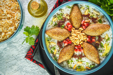Arabic Cuisine: Middle Eastern traditional dish 