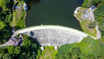 Leśnińska Zapora i elektrownia wodna. Polska