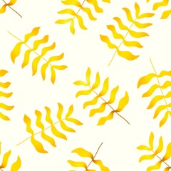 Summer seamless palms leaves pattern for clothes print and kids accessories and wrapping and fabrics and linens
