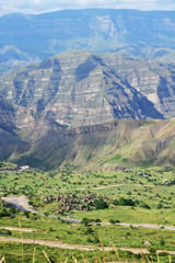 Beautiful mountain landscape of Dagestan, Russia