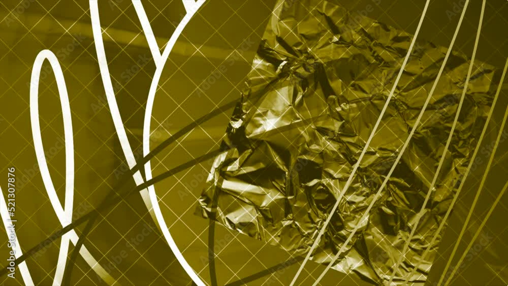 Aufkleber animated insert with moving lines and shapes. motion. stylish animation with intro and place to inse