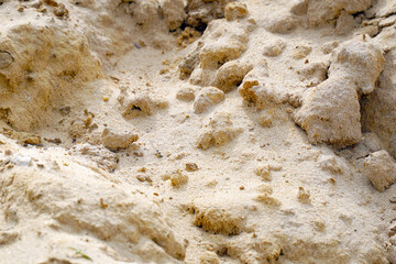 Abstract view of yellow sand