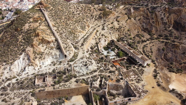 Mines de Mazaron, Murcia, Espagne